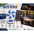15W Solar Rechargeable Fan – Portable Cooling Fan with Battery Backup