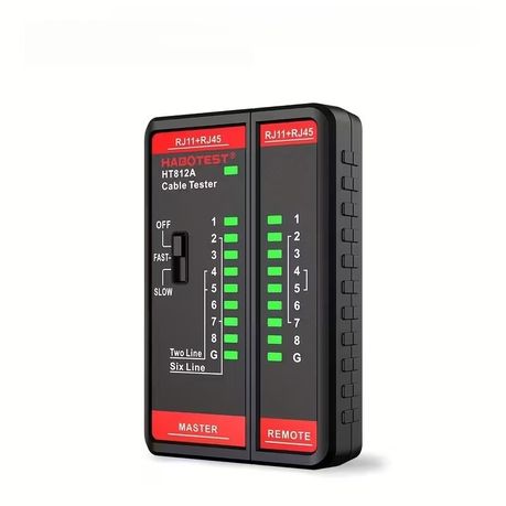 Portable Network Cable Tester – RJ45/RJ11, 8P/6P/4P/2P LAN & Telephone Cable Tester