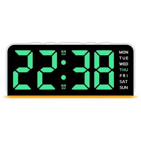 GH9001 Digital Alarm Clock With LED, Dual Alarm