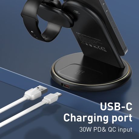 LDNIO 5-in-1 MagSafe Wireless Charger WL02 – 15W Fast Charging Stand