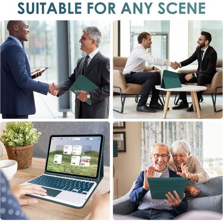 Smart Keyboard Case with Touchpad for iPad Pro 11" & iPad Air 10.9"