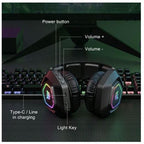 ONIKUMA B100 Wireless Gaming Headphones with Mic