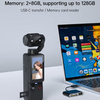 W&O Q7 Vlogging Digital Camera – 2.5K UHD with Rotating Lens