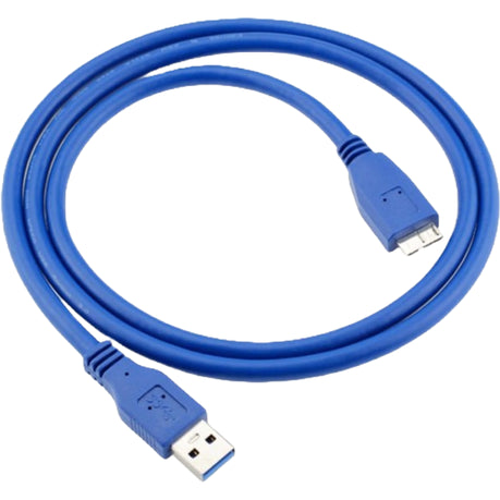 USB 3.0 Cable – USB A to Micro-B Cable – Blue Flash Drive Cable 1m