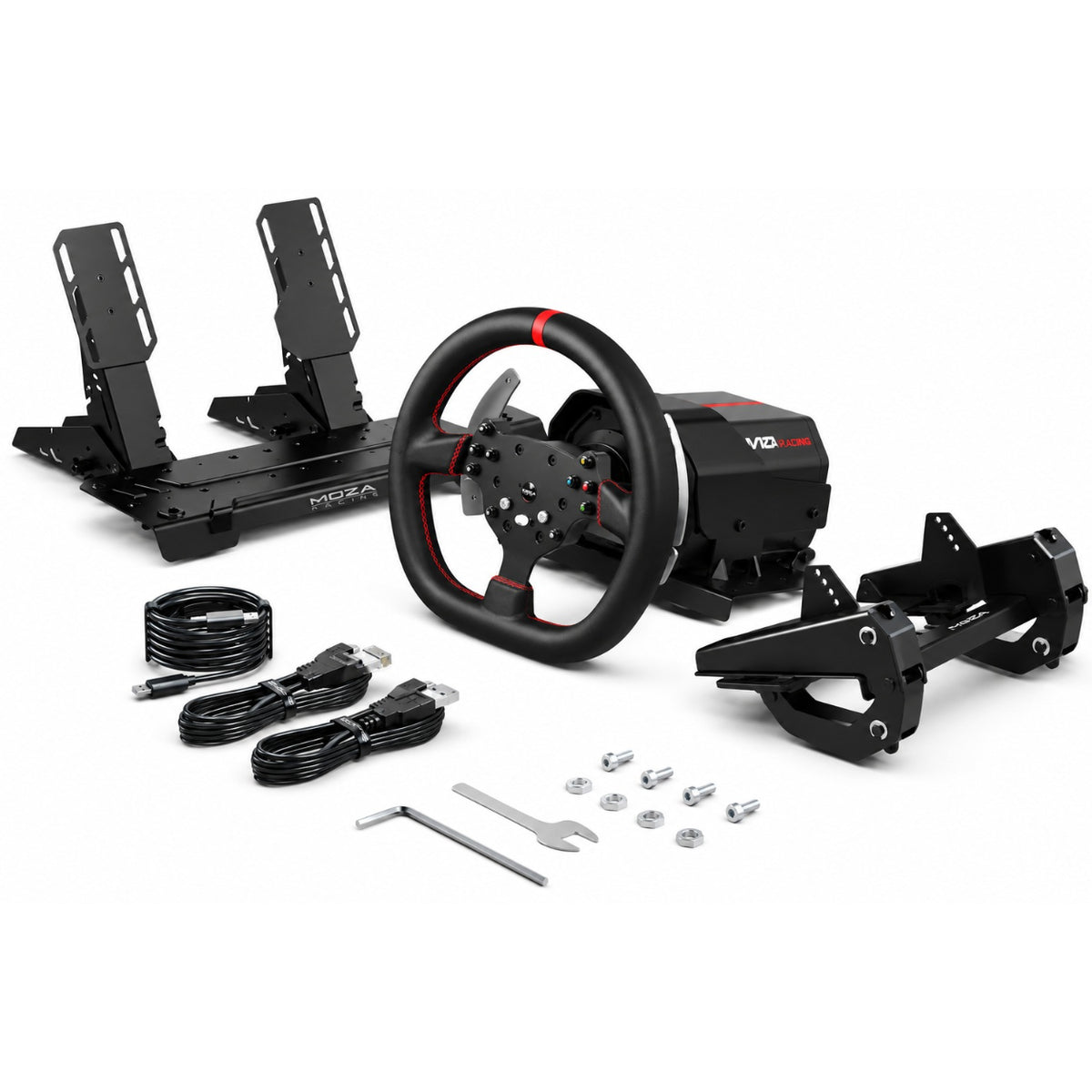 PXN V10 Ultra Racing Steering Wheel & Pedal Simulator Gaming Set