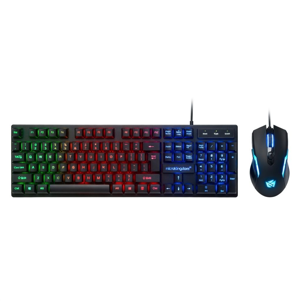 GM505 5-in-1 RGB Gaming Combo - Keyboard, Mouse, Headset, Speakers & Mouse Pad