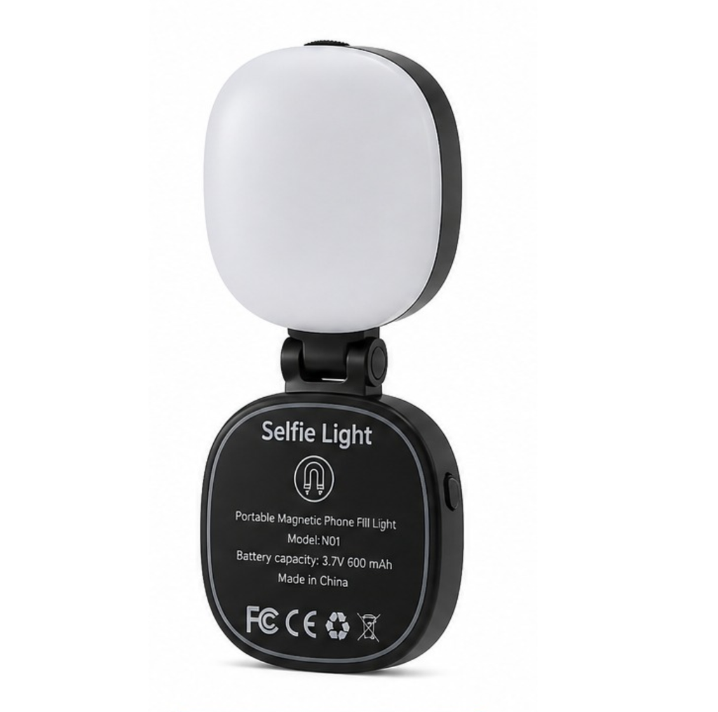 N01 Magnetic Rechargeable LED Fill Light for Camera & Phone Video