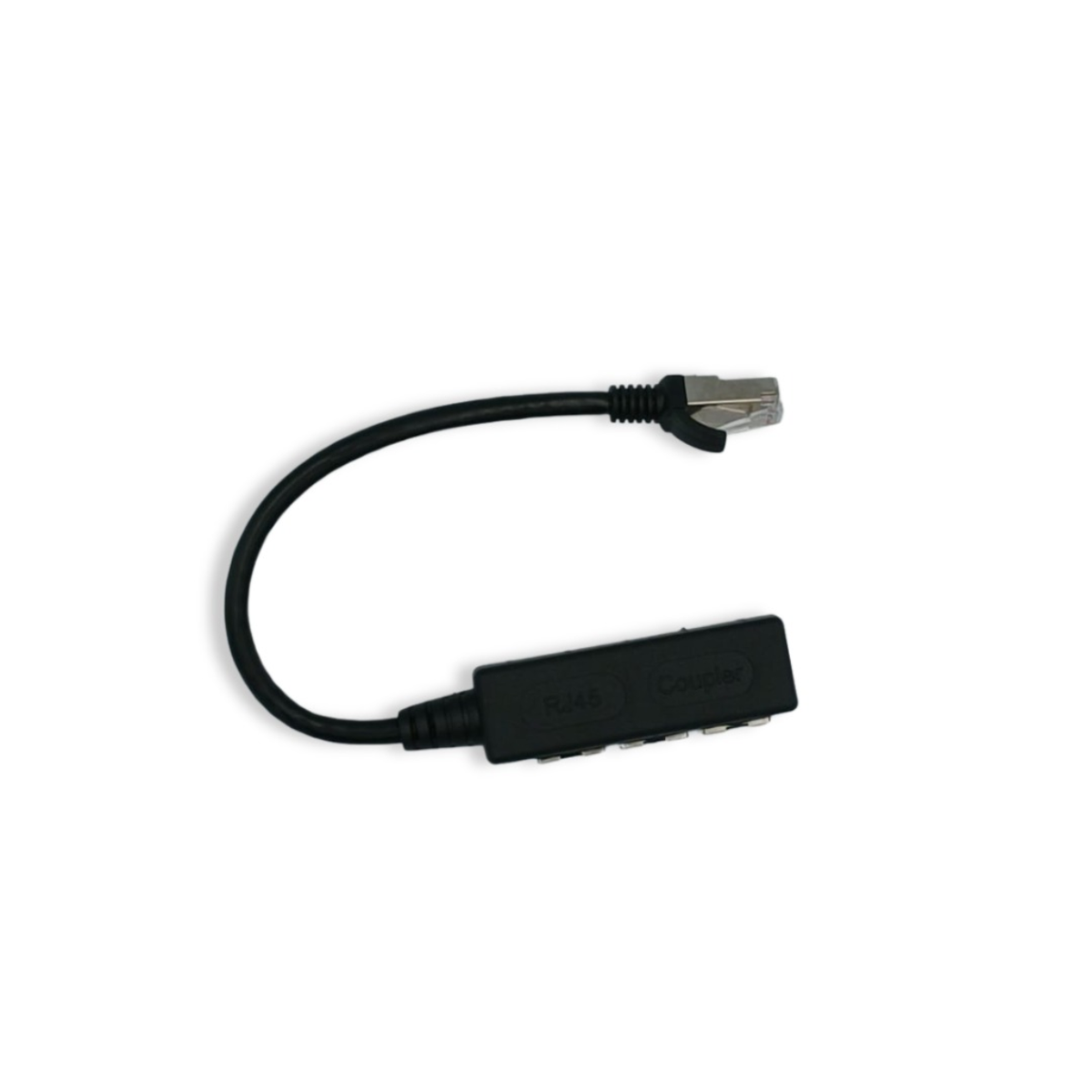 RJ45 3 Port LAN Coupler Ethernet Splitter Adapter with 0.2m Cable