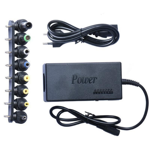 DW 96W Universal Notebook Power Adapter DW-LC0001 – 12–24V 8 Pin Charger