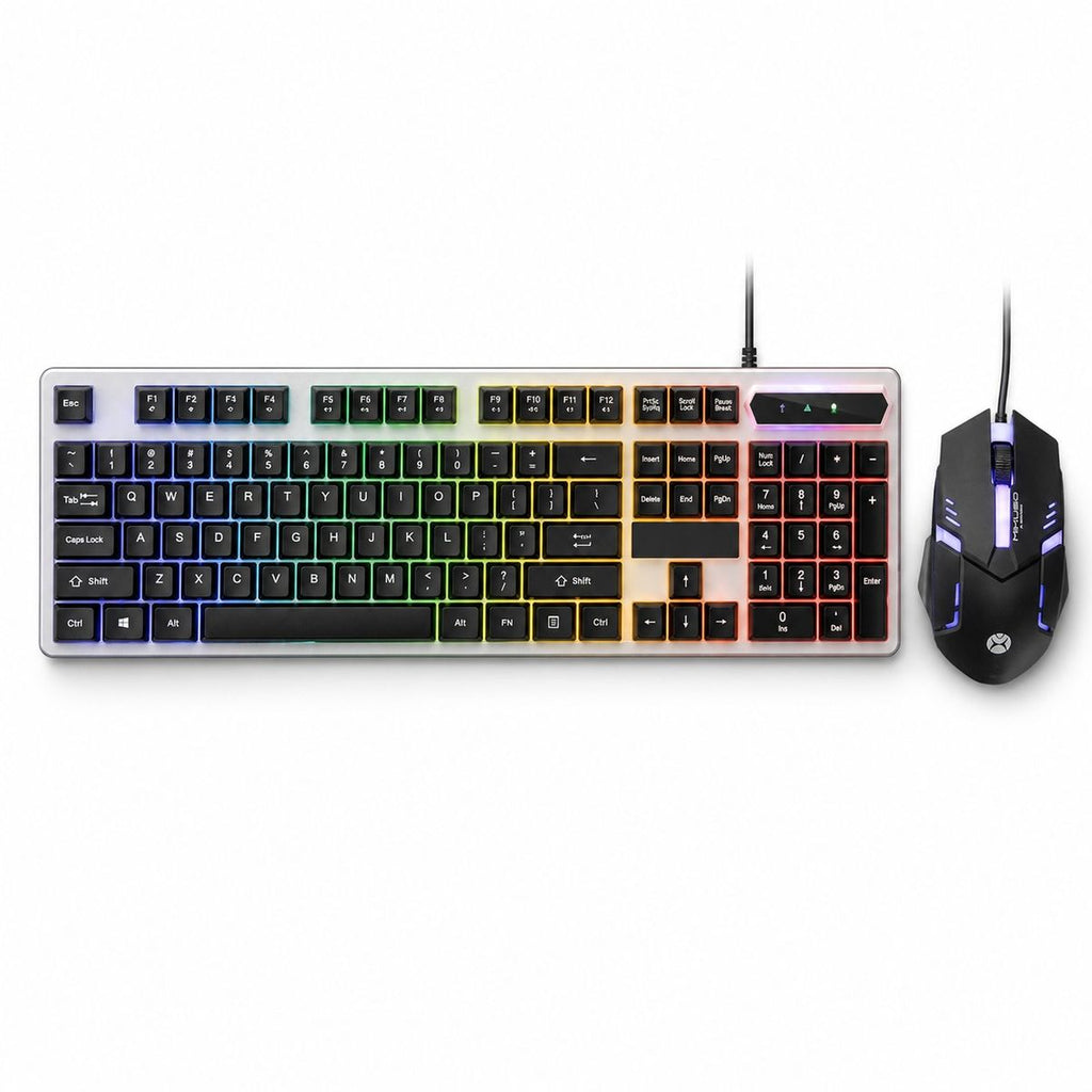 Mikuso XKM-02 Ergotex Gaming Keyboard & Mouse Combo USB Wired
