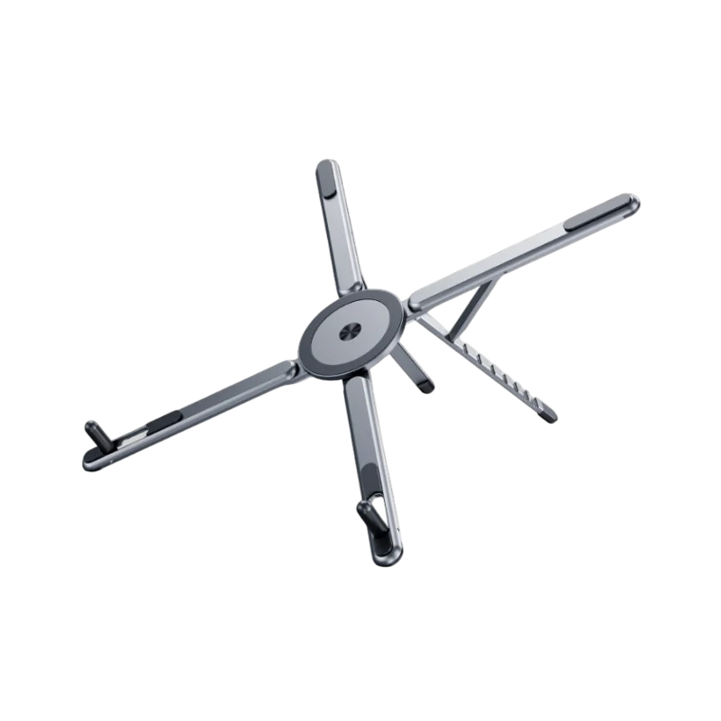 DW E05 Multi-purpose Travel Portable Magnetic Stand – 5-in-1 Foldable Laptop, Phone & Tablet Stand