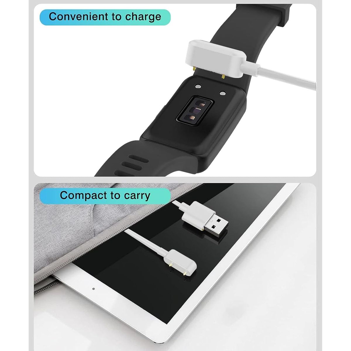 DW USB Magnetic Charging Cable for Samsung Galaxy Fit3 – 1 Metre