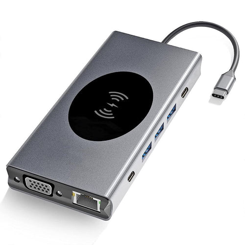 13-in-1 Type-C Docking Station Hub Adapter
