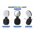 N01 Magnetic Rechargeable LED Fill Light for Camera & Phone Video