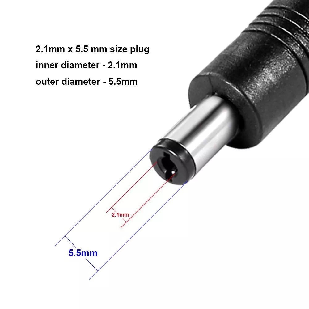 DC Power Extension Cable Male to Female 5.5mm x 2.1mm – 10 Metres