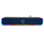 Desktop Multifunction Stereo Speaker USB AUX Wireless with LED Light