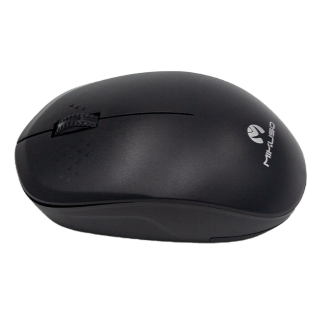 Mikuso MOS-W080 Wireless Mouse - 1200 DPI Optical USB Mouse with Nano Receiver