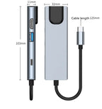 4K Type-C Adapter 6 in 1 (BYL-2017)