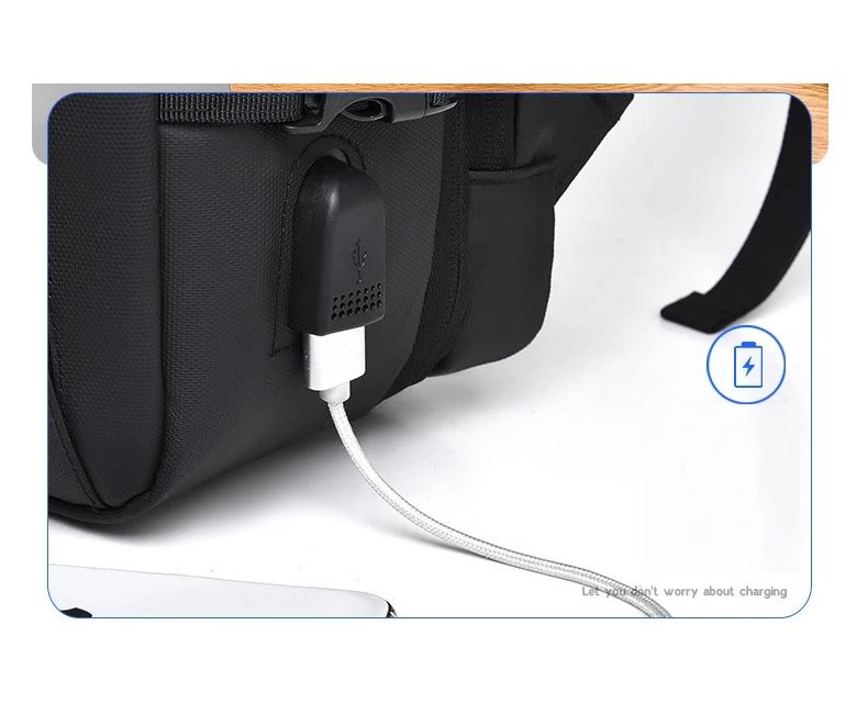 Multi-Pocket Expandable 17-Inch Laptop Backpack with USB Charging Port – B683-2