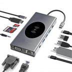 13-in-1 Type-C Docking Station Hub Adapter