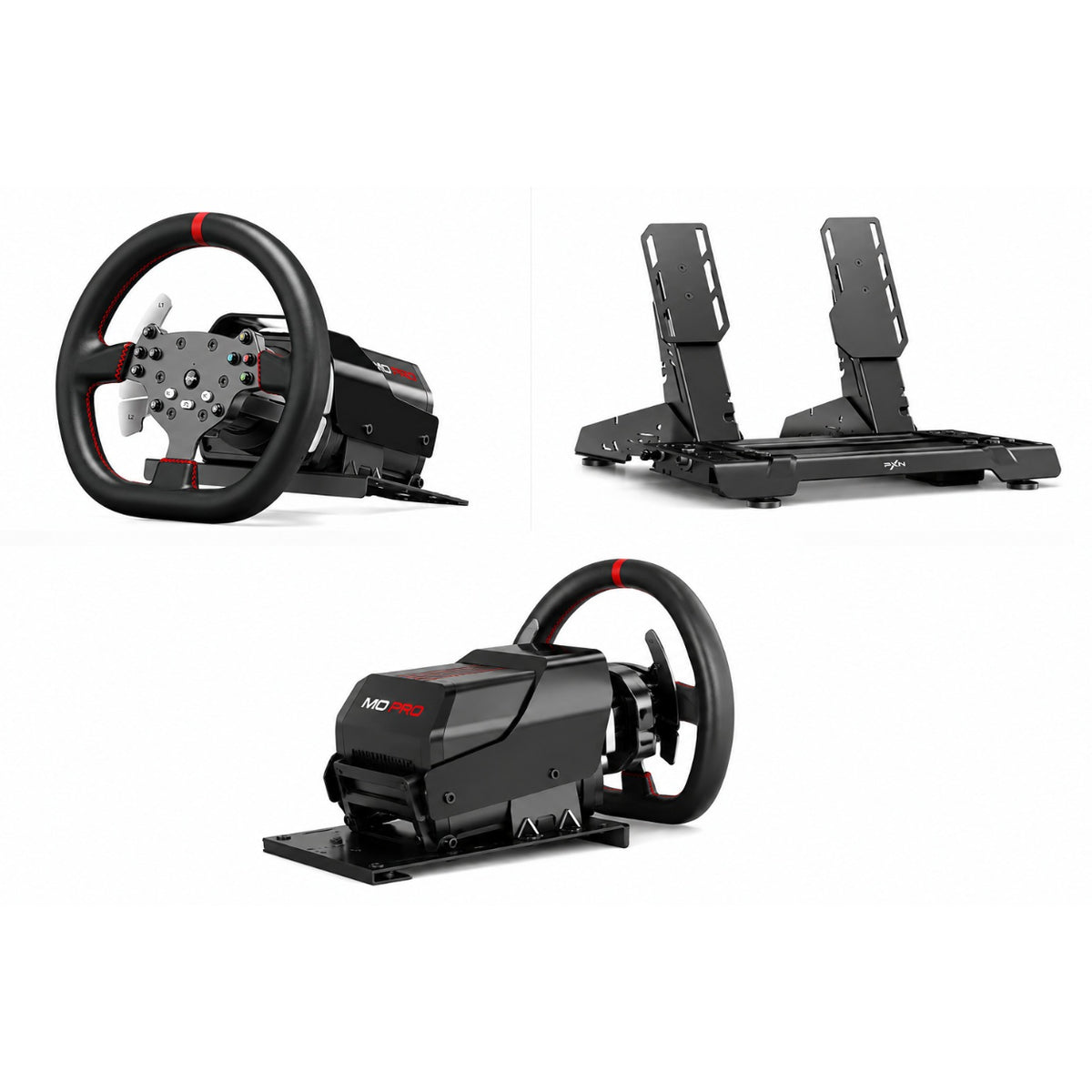 PXN V10 Ultra Racing Steering Wheel & Pedal Simulator Gaming Set