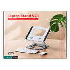 Laptop Stand V5.1 Adjustable Foldable Ergonomic Laptop Riser Stand