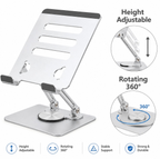 Laptop Stand V4.1 Adjustable Aluminium Stand (Up to 17.3 Inch)