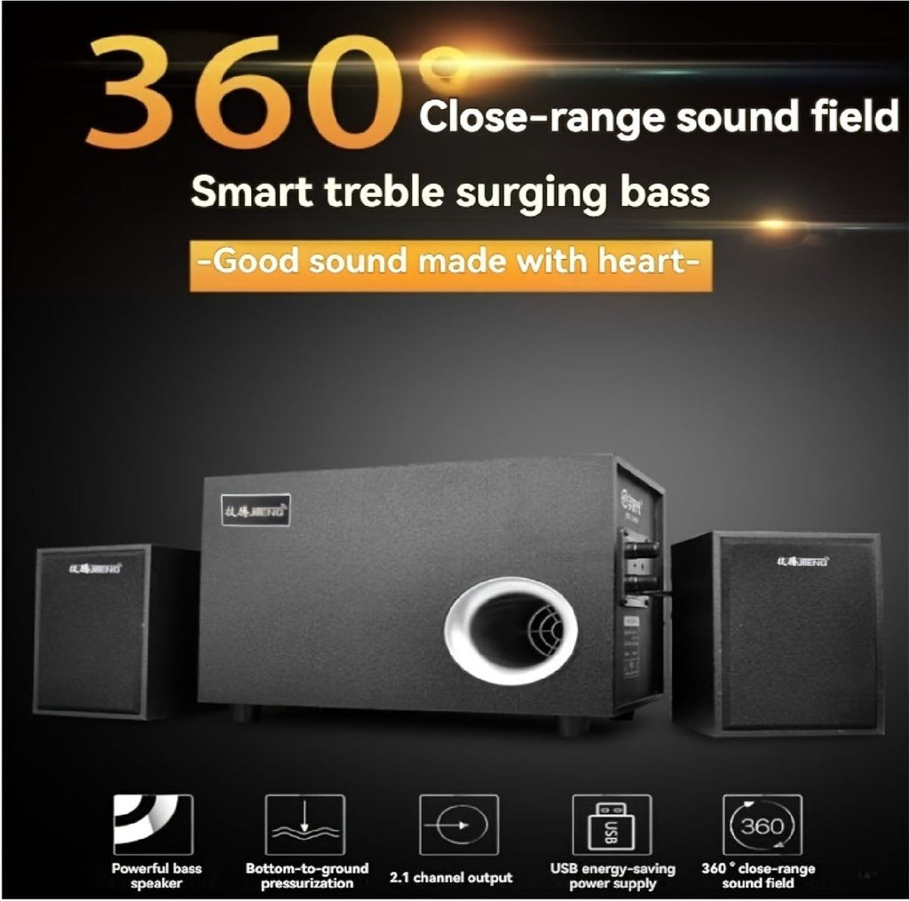 DW Game Level E-2201 2.1 Subwoofer Gaming Speaker System