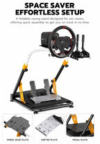 PXN A11 Foldable Gaming Racing Stand – Sim Racing Wheel & Pedal Cockpit