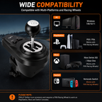 PXN A7 Racing Shifter – 7-Speed H-Pattern & Sequential PC Gear Shifter