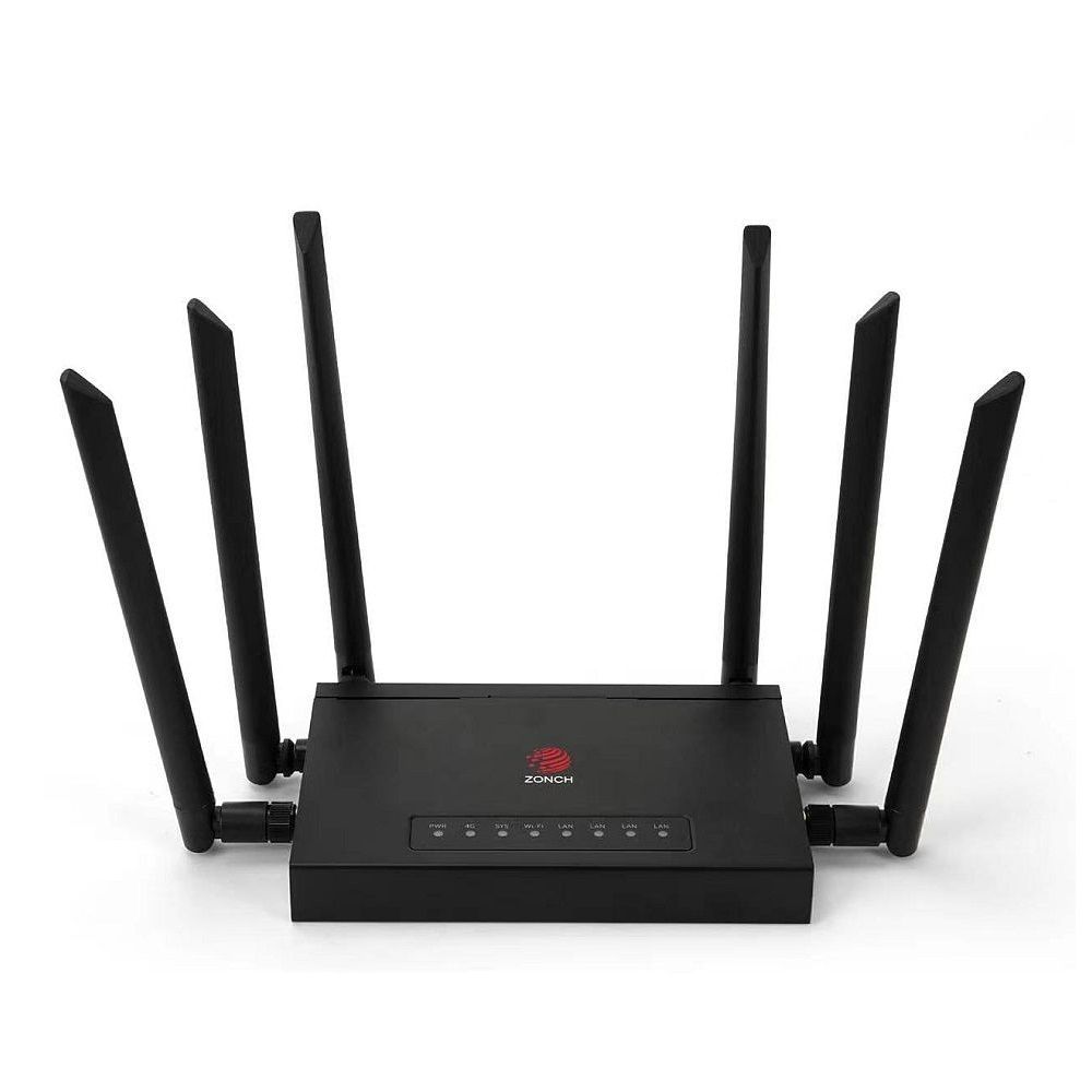 ZONCH B825 4G Advanced LTE WiFi Router 300Mbps with 6 High-Gain Antennas