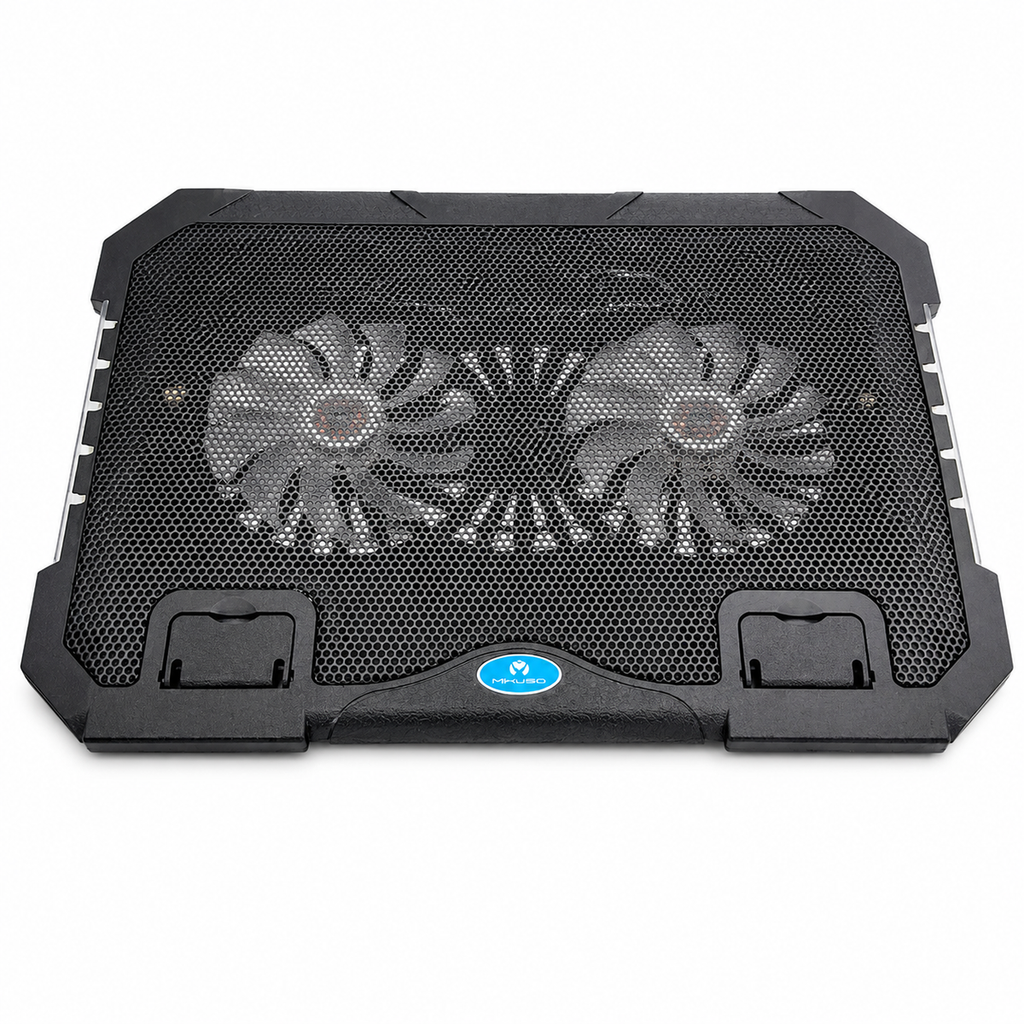 Mikuso NCP-218 Mianw-2 RGB Laptop Cooling Pad with Dual Fans for Up to 17-Inch Laptops