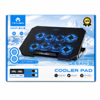 Mikuso NCP-213 LESAN-8 Laptop Cooling Pad with 8 LED Fans