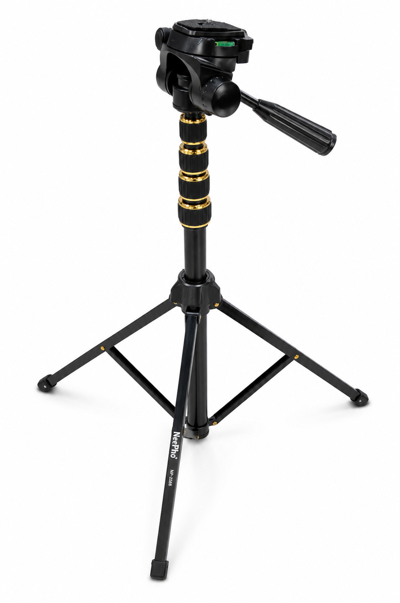 NeePho NP-2688 Professional Camera & Phone Tripod Stand with Phone Holder & Carry Bag | 200cm