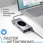 13-in-1 Type-C Docking Station Hub Adapter