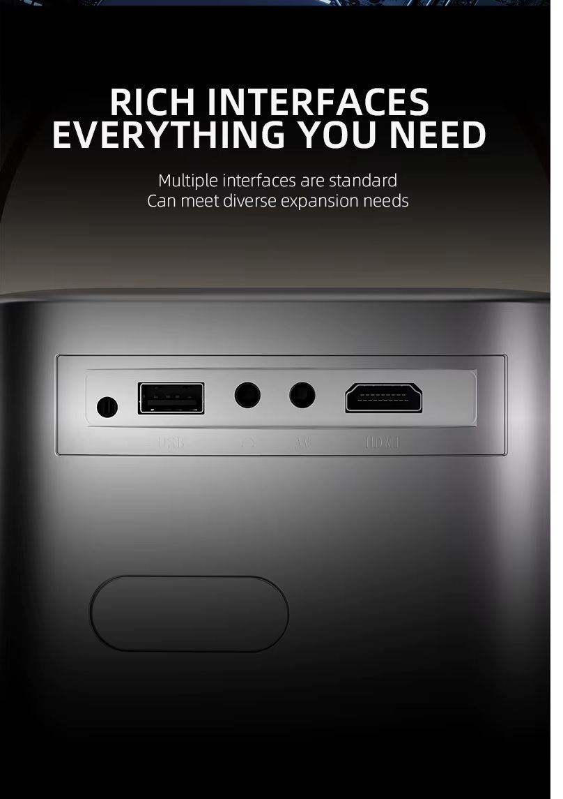 Kalobee 4K Smart Wireless Projector Android 9 – HY6