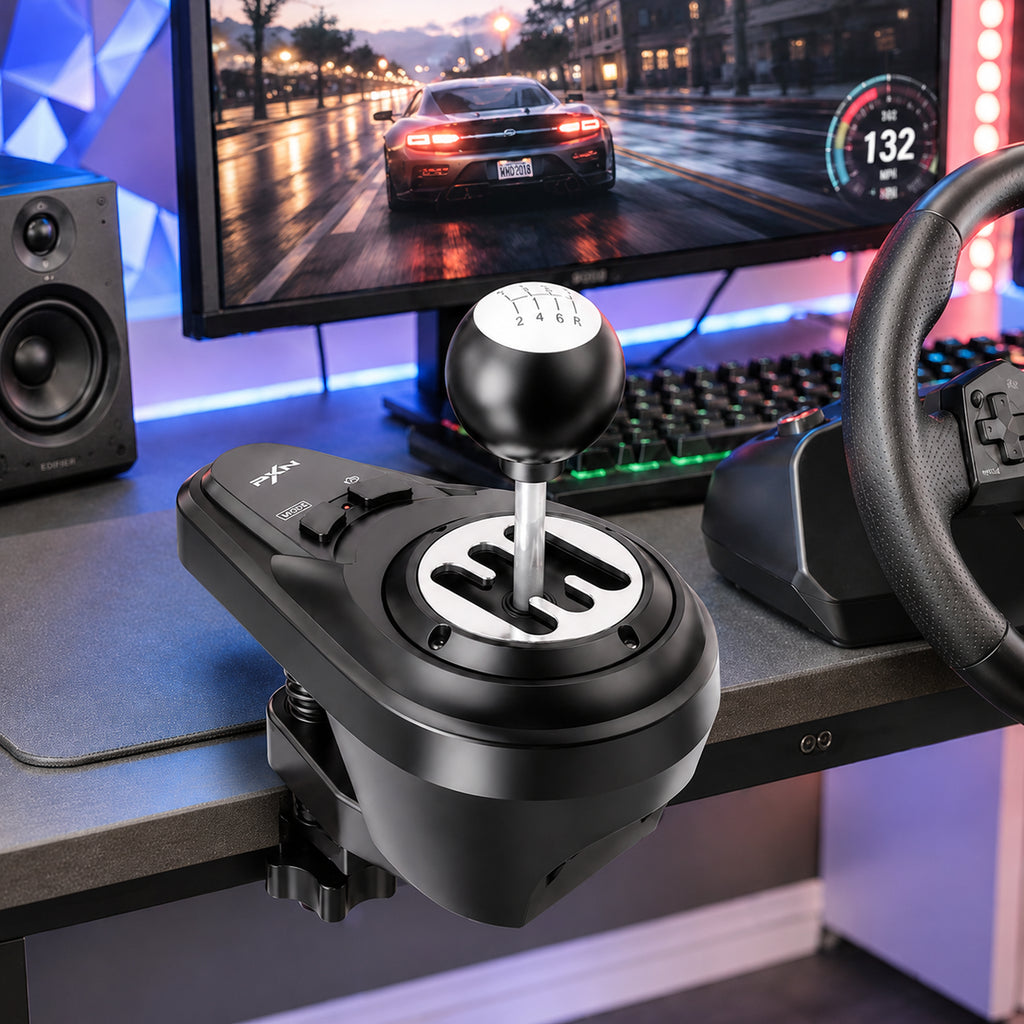 PXN A7 Racing Shifter – 7-Speed H-Pattern & Sequential PC Gear Shifter