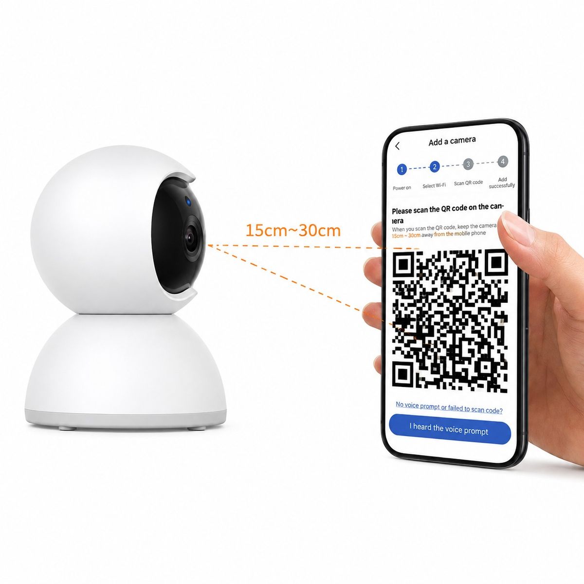 V380 Pro WiFi Security Camera Smart Pan Tilt Indoor IP Camera