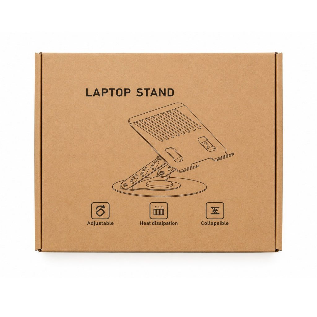 N4 Generic Adjustable Laptop Stand – Foldable Desk Riser Holder