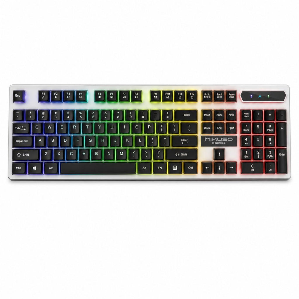 Mikuso XKM-02 Ergotex Gaming Keyboard & Mouse Combo USB Wired