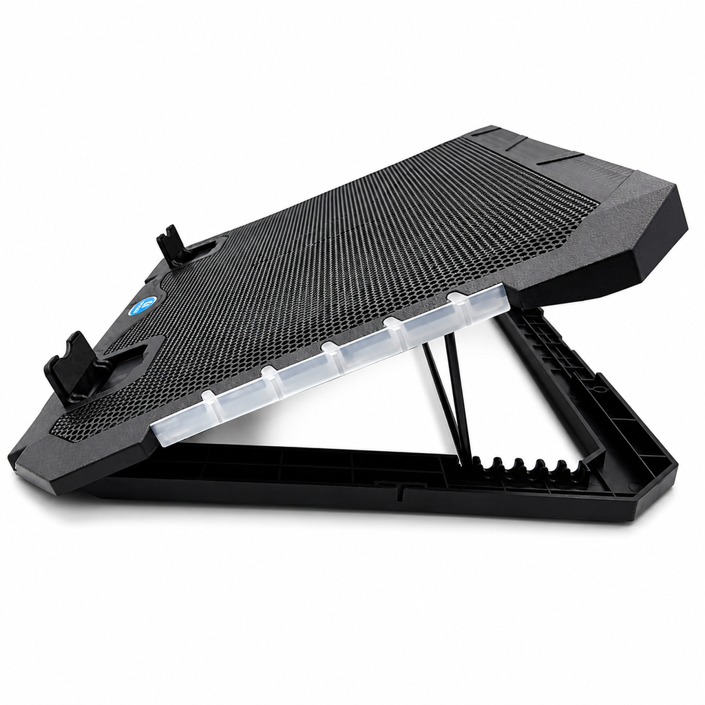 Mikuso NCP-218 Mianw-2 RGB Laptop Cooling Pad with Dual Fans for Up to 17-Inch Laptops