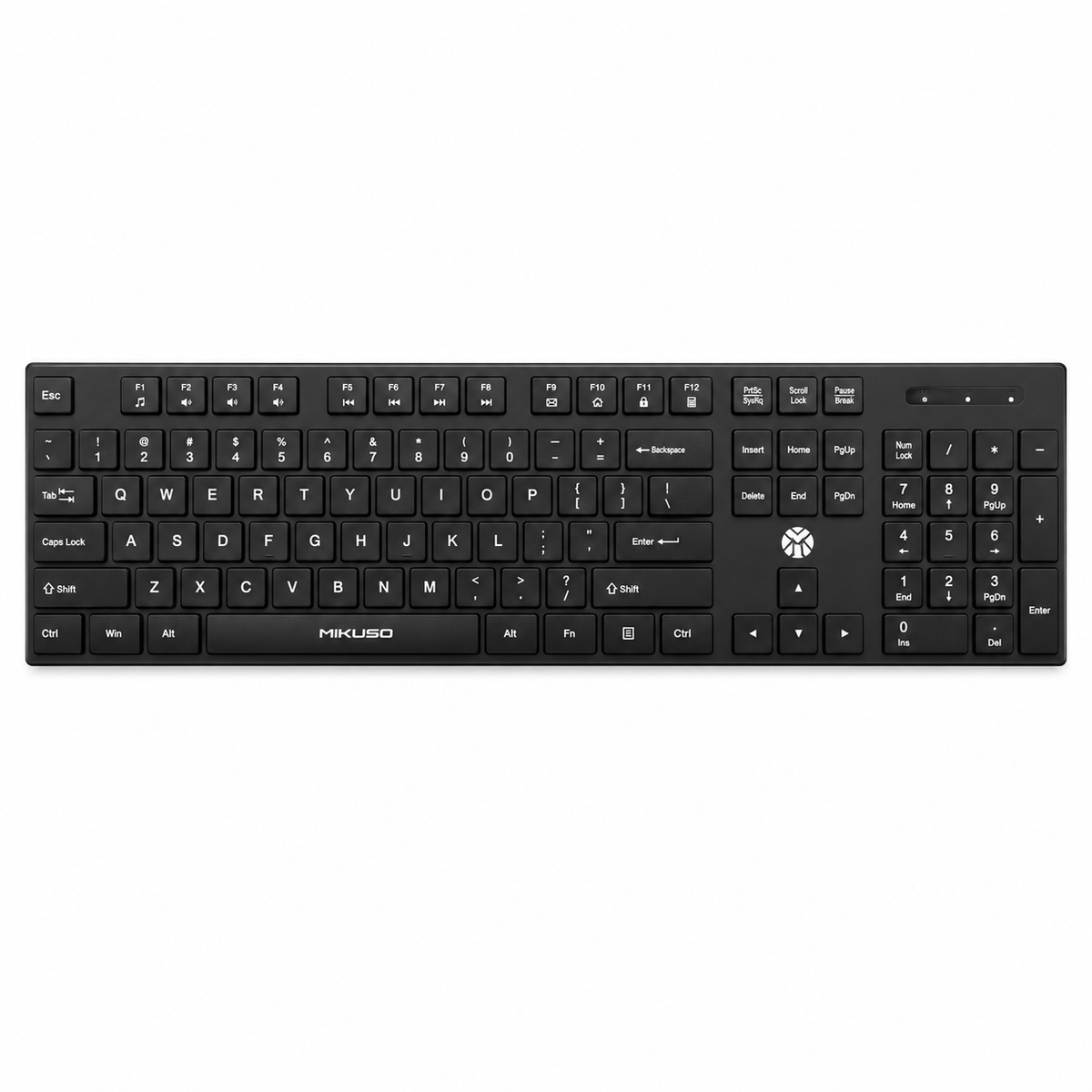 Mikuso KB-052U Wired USB Keyboard Full-Size 104-Key with Numeric Keypad