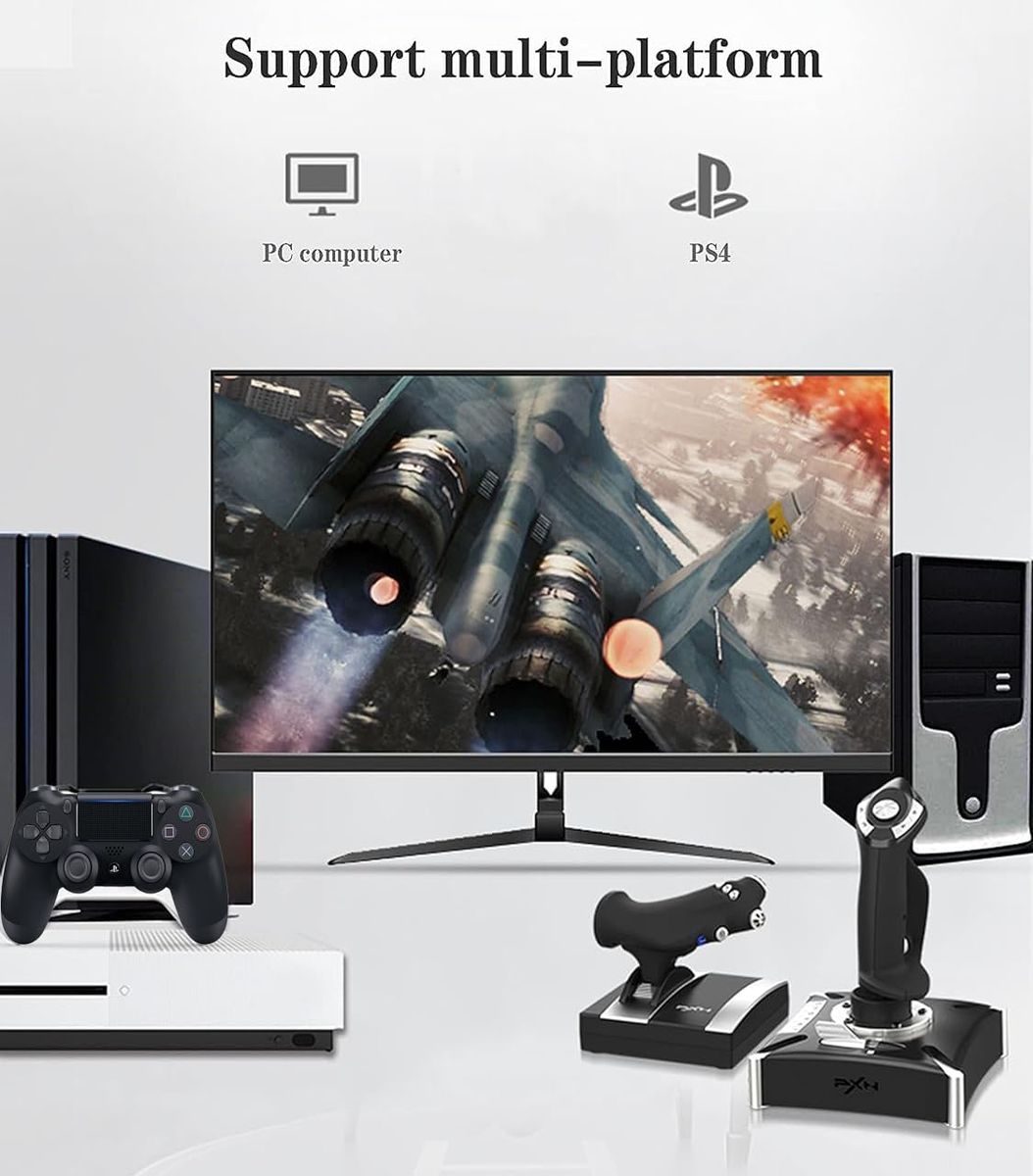 PXN 2119-Pro Flight Simulator Joystick & Throttle for PC, PS4 & Xbox One