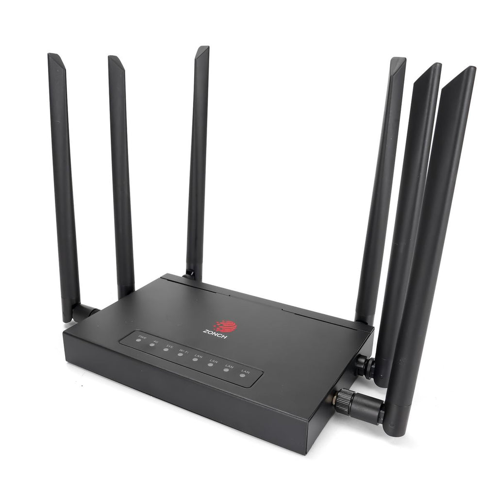 ZONCH B825 4G/5G WiFi Router 300Mbps with 6 Antenna Ports & Nano SIM Support