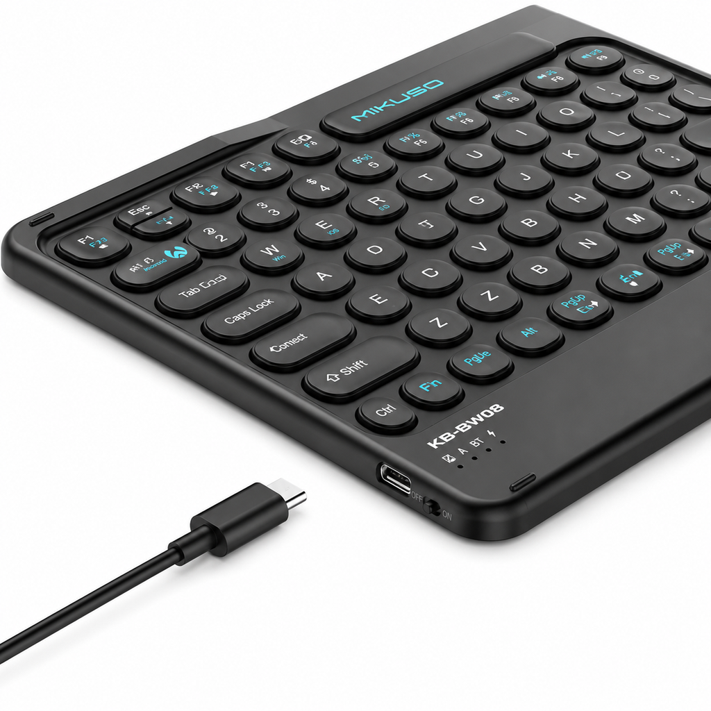 Mikuso KB-BW08 Rechargeable Bluetooth & Wireless Keyboard