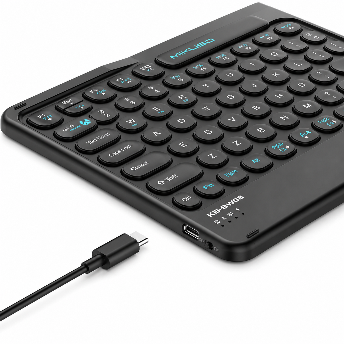 Mikuso KB-BW08 Rechargeable Bluetooth & Wireless Keyboard