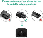 2-Pin Laptop Power Cable (Clover / Flower Type) – 1.5M SA Plug for Laptop, Charger & Printer