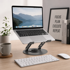 N4 Generic Adjustable Laptop Stand – Foldable Desk Riser Holder