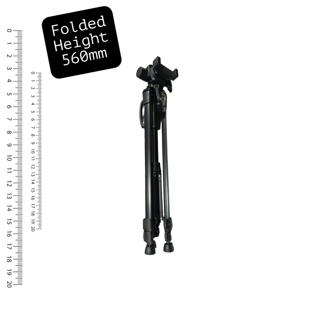WT-3520 Lightweight Aluminium Tripod for Cameras & Phones with Carry Case