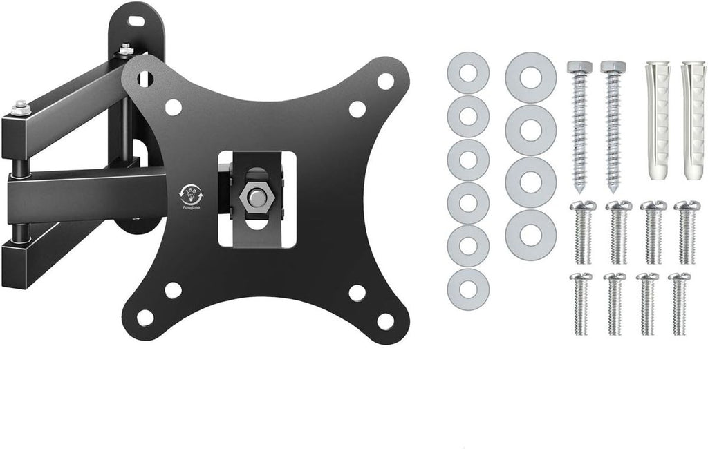 DW X-100 TV Wall Mount Bracket for 10–26 Inch TVs (VESA 100x100, Tilt & Swivel)